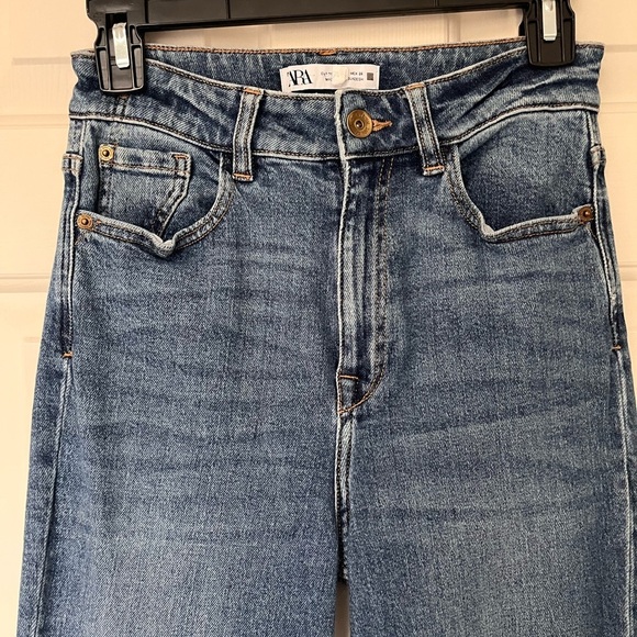 ZARA Basic High Waist Skinny Fit Jeans 4 - Picture 3 of 11